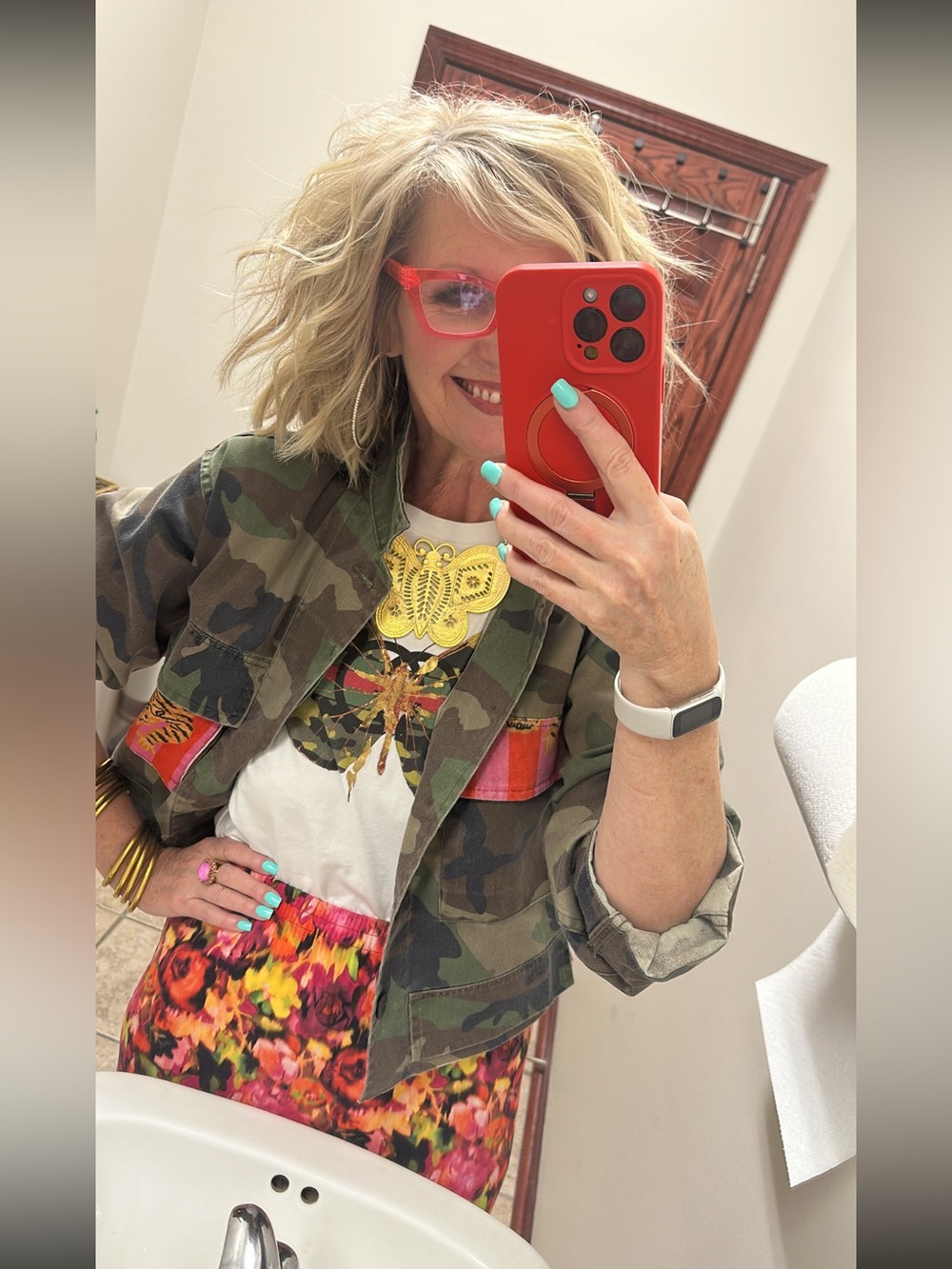 Women’s Camouflage Utility Jacket - Olive Green